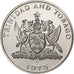 TRINDADE E TOBAGO, 50 Cents, 1975, Franklin Mint, Cobre-níquel, MS(65-70)