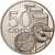 TRINDADE E TOBAGO, 50 Cents, 1975, Franklin Mint, Cobre-níquel, MS(65-70)