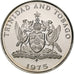 TRINIDAD & TOBAGO, 25 Cents, 1975, Franklin Mint, MS(65-70), Copper-nickel