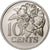 TRINIDAD E TOBAGO, 10 Cents, 1975, Franklin Mint, Rame-nichel, FDC, KM:27