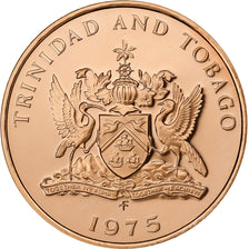 Trinité-et-Tobago, 5 Cents, 1975, Franklin Mint, Bronze, FDC, KM:26