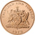 TRINIDAD & TOBAGO, 5 Cents, 1975, Franklin Mint, Bronce, FDC, KM:26
