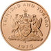 Trinité-et-Tobago, 5 Cents, 1975, Franklin Mint, Bronze, FDC, KM:26