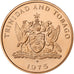 TRINIDAD & TOBAGO, Cent, 1975, Franklin Mint, STGL, Bronze, KM:25