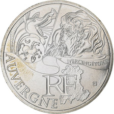 Frankreich, 10 Euro, Auvergne, Vercingetorix, 2012, Silber, UNZ