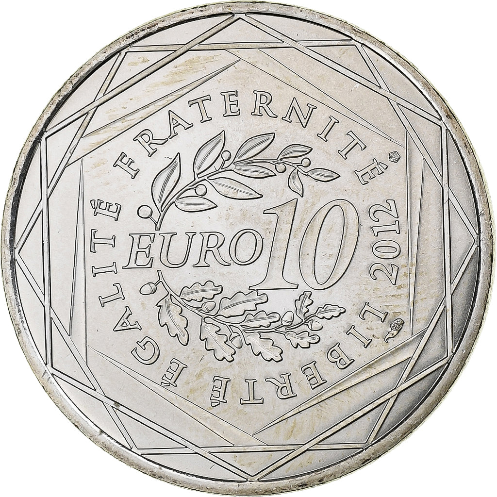 Francia, 10 Euro, Guillaume the Conqueror, 2012, Paris, Argento, SPL, KM:1865