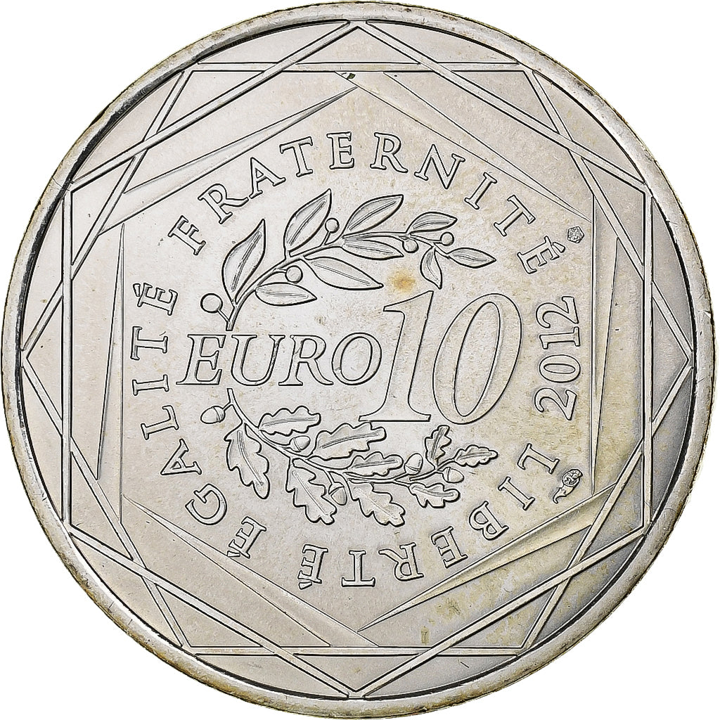 Francia, 10 Euro, Provence-Alpes-Côte d'Azur, Frédéric Mistral, 2012