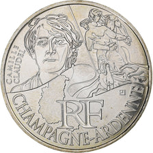Frankreich, 10 Euro, Champagne-Ardenne, Camille Claudel, 2012, Paris, Silber