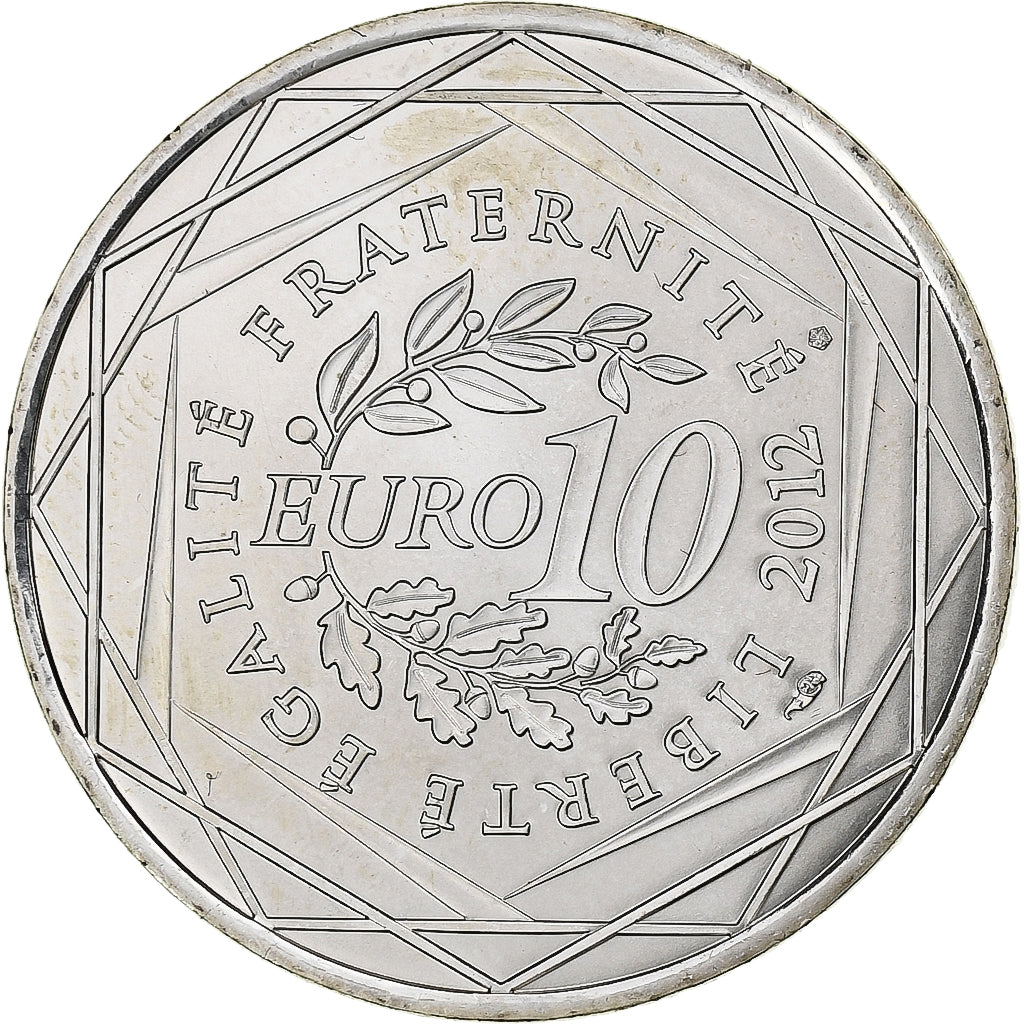 Frankreich, 10 Euro, Champagne-Ardenne, Camille Claudel, 2012, Paris, Silber