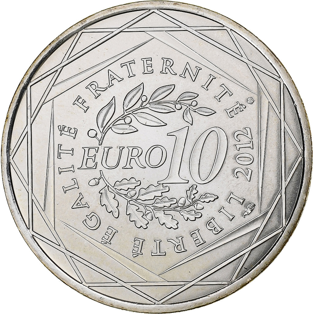 France, 10 Euro, Poitou-Charentes, Pierre Loti, 2012, Paris, Silver, MS(63)