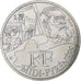 Francja, 10 Euro, Midi-Pyrénées, Jean Jaurès, 2012, Paris, Srebro, MS(63)