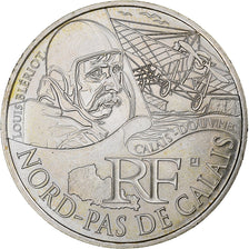 France, 10 Euro, Nord-Pas-de-Calais, Louis Blériot, 2012, Paris, Argent, SPL