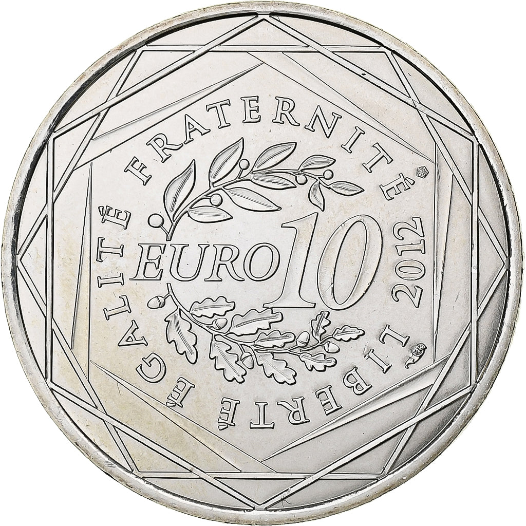 France, 10 Euro, Bretagne, Robert Surcouff, 2012, Paris, Silver, MS(63), KM:1863