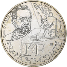 Francia, 10 Euro, Franche-Comté, Louis Pasteur, 2012, Paris, Argento, SPL