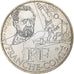 Francia, 10 Euro, Franche-Comté, Louis Pasteur, 2012, Paris, Argento, SPL