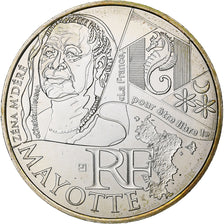 France, 10 Euro, Mayotte, Zéna M'Déré, 2012, Paris, Silver, MS(63), KM:1863