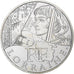 France, 10 Euro, Lorraine, Jeanne d'Arc, 2012, Paris, Silver, MS(63), KM:1863