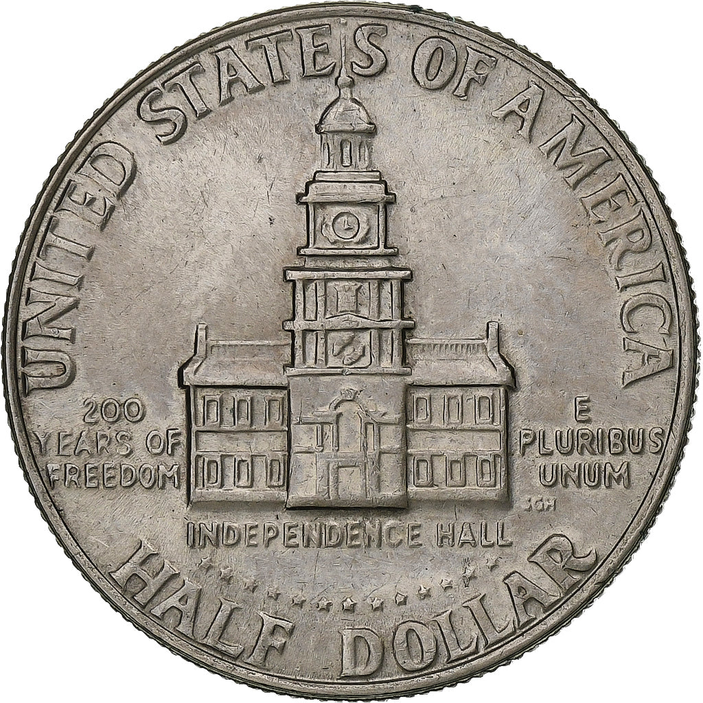 États-Unis, Half Dollar, Kennedy Half Dollar, 1976, U.S. Mint, Cupro-nickel
