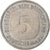 Federale Duitse Republiek, 5 Mark, 1975, Munich, Copper-Nickel Clad Nickel, FR+