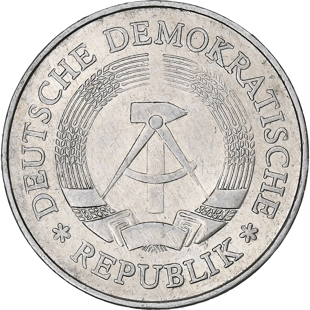 GERMAN-DEMOCRATIC REPUBLIC, Mark, 1977, Berlin, Aluminum, EF(40-45), KM:35.2