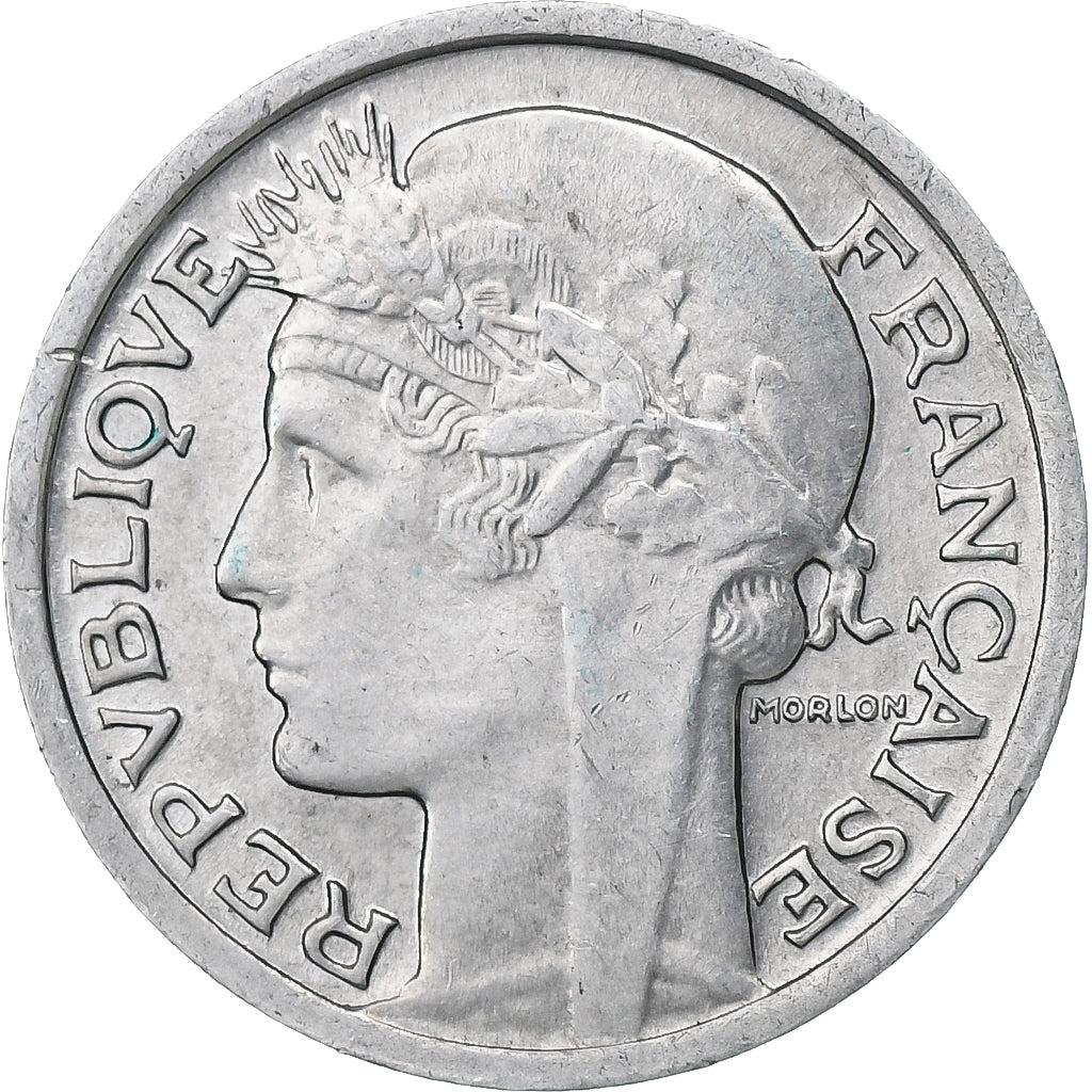 France, 50 Centimes, Morlon, 1945, Castelsarrasin, Aluminium, SUP, Gadoury:426a