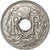 França, 25 Centimes, Lindauer, 1915, Níquel, MS(63), Gadoury:379, KM:867