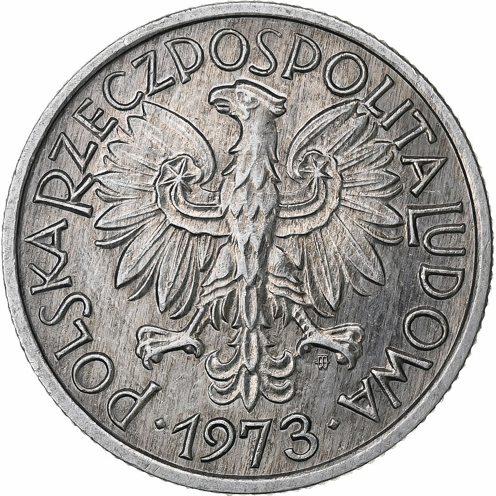 Pologne, 2 Zlote, 1973, Warsaw, Aluminium, SUP, KM:46