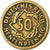 Duitsland, Weimarrepubliek, 50 Rentenpfennig, 1924, Stuttgart, Aluminum-Bronze
