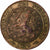 Países Bajos, Wilhelmina I, 2-1/2 Cent, 1890, Bronce, MBC, KM:108.2