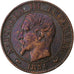 Francia, Napoleon III, 2 Centimes, Napoléon III, 1854, Lille, Bronce, MBC+