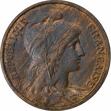 Francia, 5 Centimes, Dupuis, 1914, Paris, Bronzo, MB, Gadoury:165, KM:842