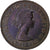 Wielka Brytania, Elizabeth II, Penny, 1966, Brązowy, VF(20-25), KM:897