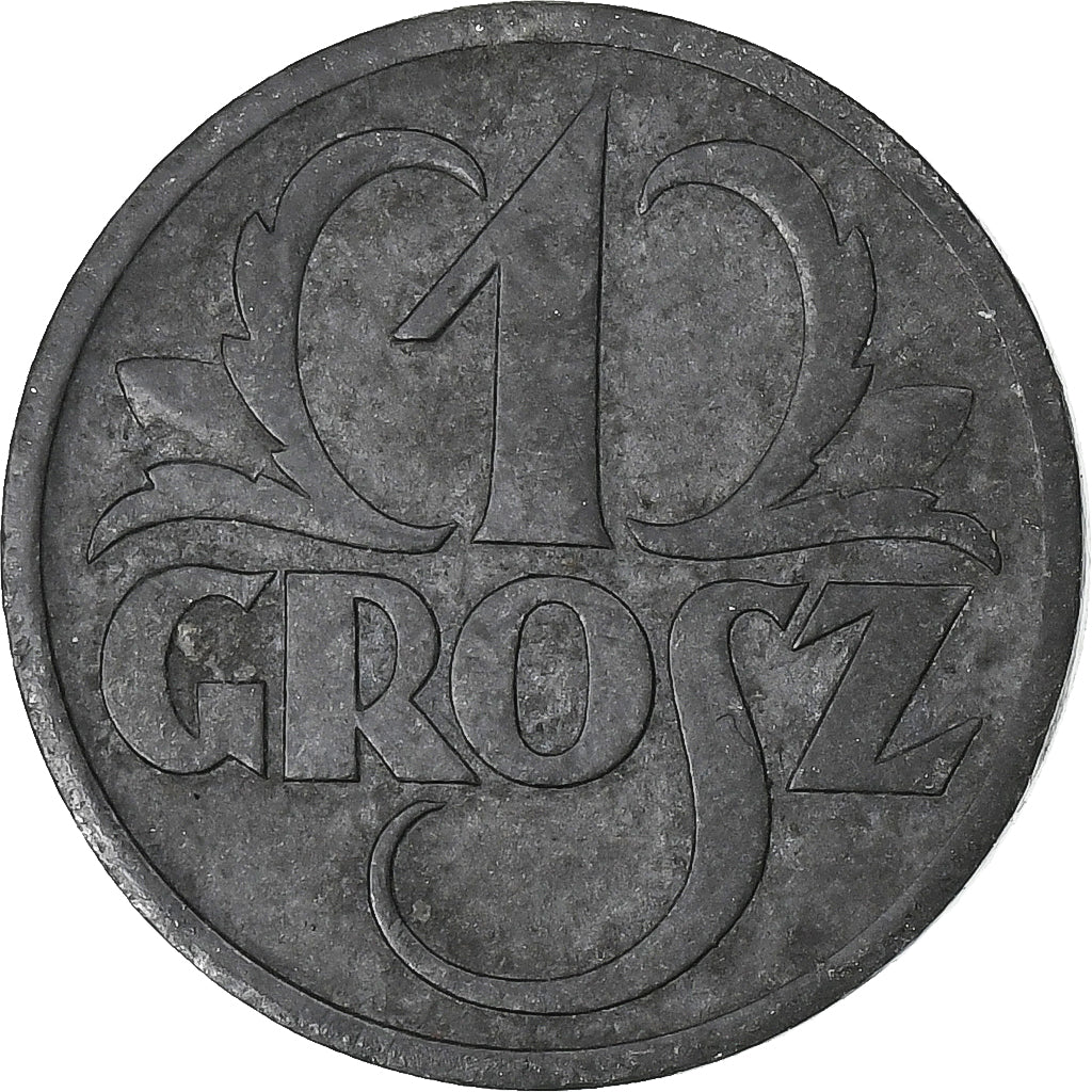 Poland, Grosz, 1939, Warsaw, Zinc, EF(40-45), KM:34