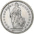 Switzerland, 2 Francs, 1976, Bern, Copper-nickel, AU(50-53), KM:21a.1