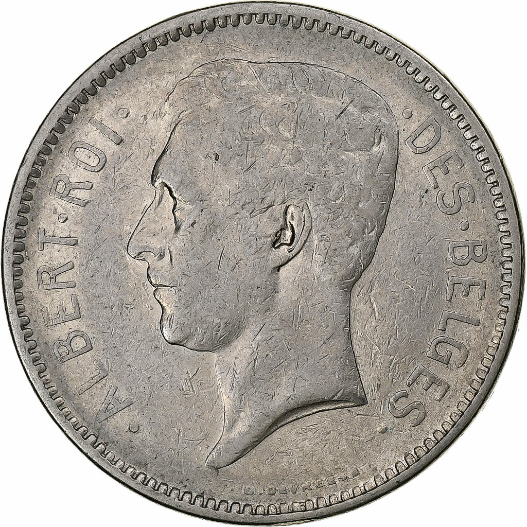 Bélgica, 5 Francs, 5 Frank, 1932, Níquel, VF(20-25), KM:97.1