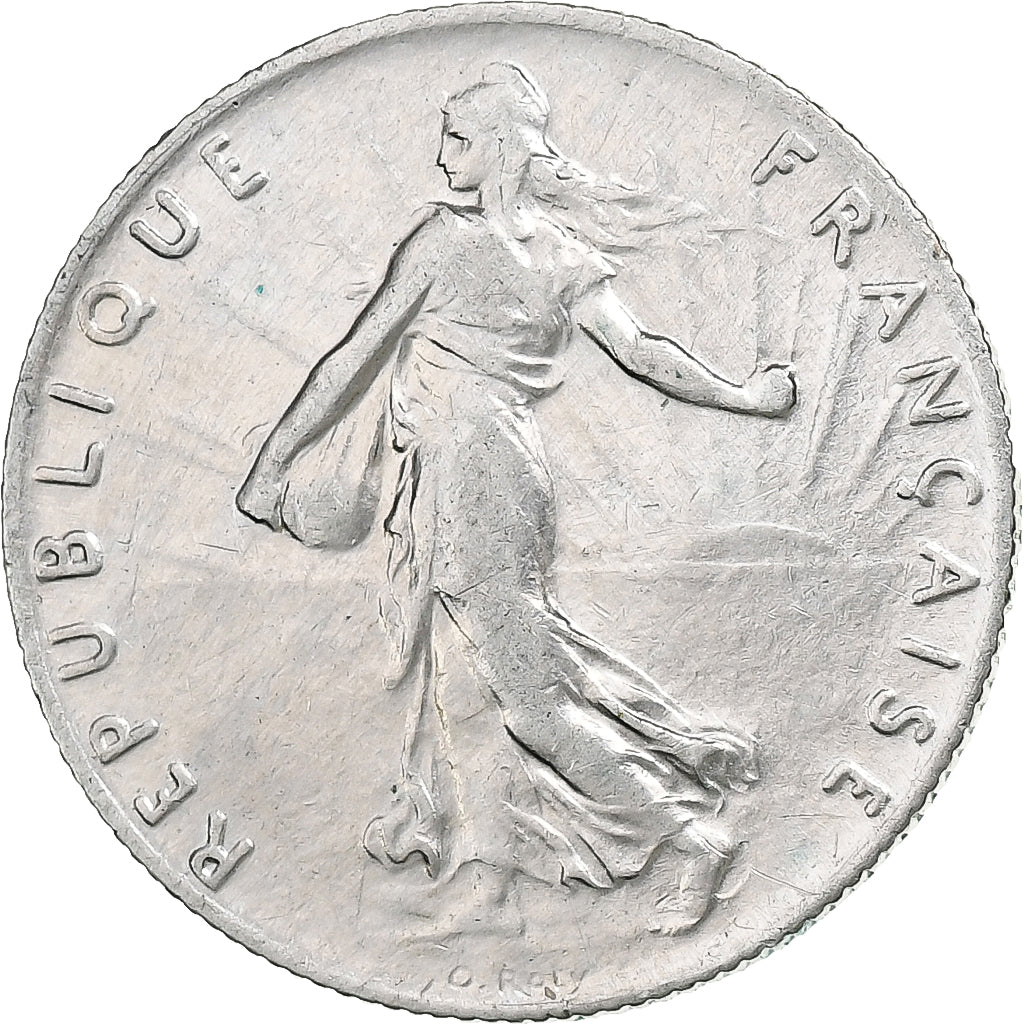 Frankreich, 50 Centimes, Semeuse, 1912, Paris, Silber, SS+, Gadoury:420, KM:854