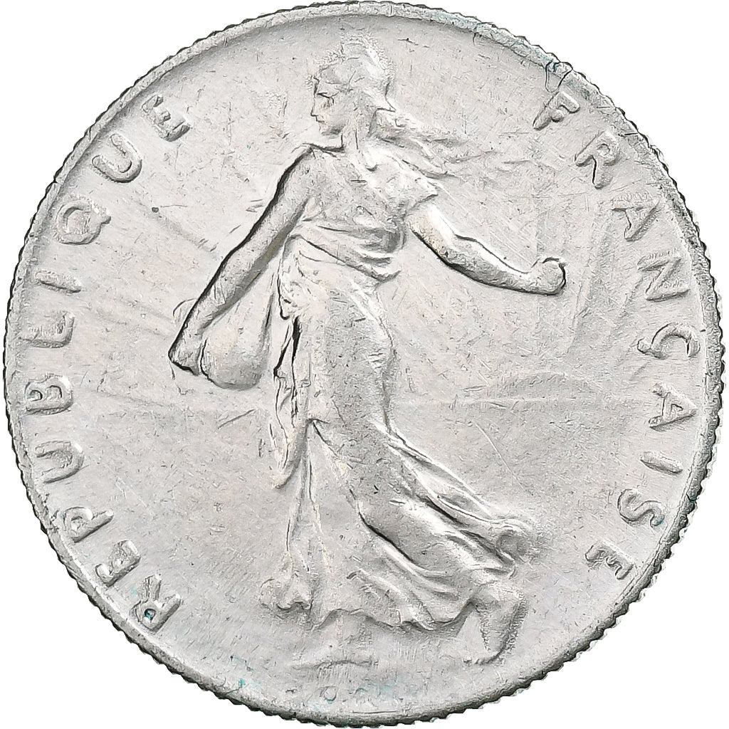 France, Semeuse, 50 Centimes, 1916, Paris, EF(40-45), Silver, KM:854