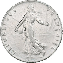 France, Semeuse, 50 Centimes, 1916, Paris, EF(40-45), Silver, KM:854