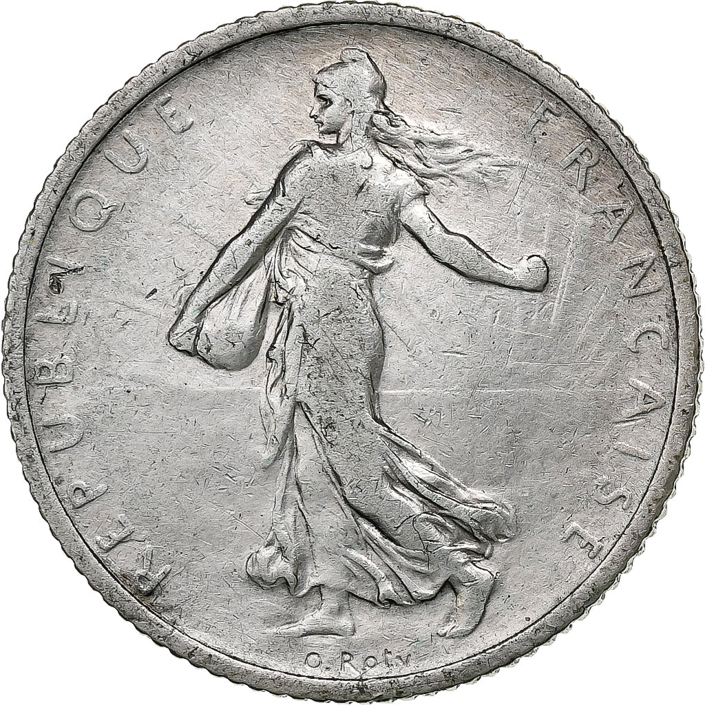 Francia, Franc, Semeuse, 1904, Paris, Argento, MB, Gadoury:467, KM:844.1