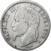Francia, Napoleon III, Napoléon III, Franc, 1867, Paris, B, Argento, KM:806....