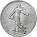 França, 2 Francs, Semeuse, 1909, Paris, Prata, VF(30-35), Gadoury:532, KM:845.1