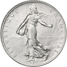 Francja, 2 Francs, Semeuse, 1919, Paris, Srebro, AU(55-58), Gadoury:532