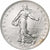 França, 2 Francs, Semeuse, 1917, Paris, Prata, MS(60-62), Gadoury:532, KM:845.1
