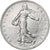 França, 2 Francs, Semeuse, 1918, Paris, Prata, MS(60-62), Gadoury:532, KM:845.1
