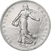 France, 2 Francs, Semeuse, 1918, Paris, Silver, MS(60-62), Gadoury:532, KM:845.1