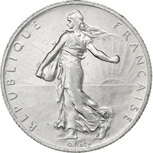 France, 2 Francs, Semeuse, 1914, Paris, Silver, AU(50-53), Gadoury:532, KM:845.1
