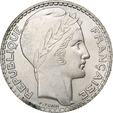 France, 10 Francs, Turin, 1938, Paris, Silver, MS(60-62), Gadoury:801, KM:878
