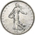 Francja, 5 Francs, Semeuse, 1966, Paris, Srebro, AU(55-58), Gadoury:770, KM:926