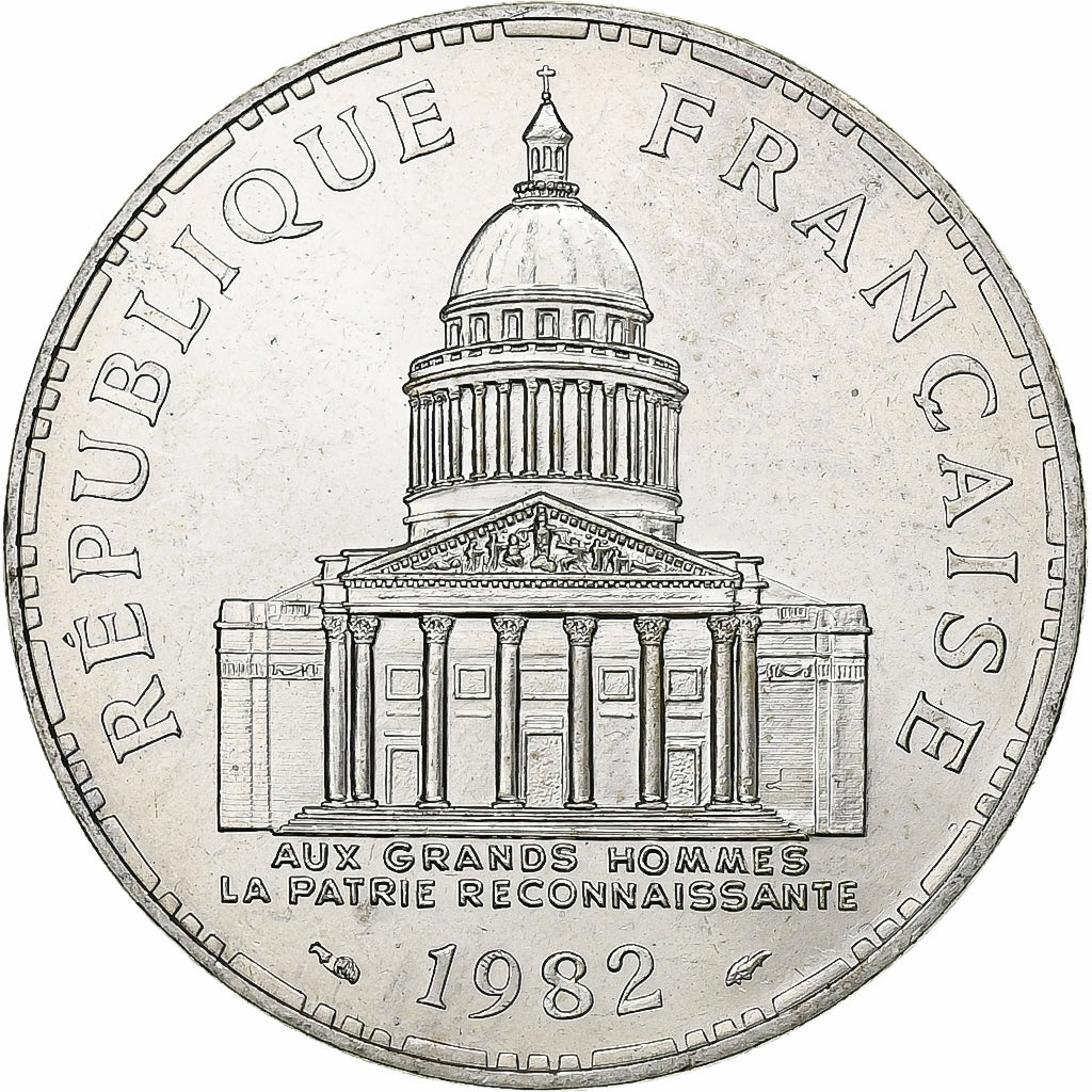 France, 100 Francs, Panthéon, 1982, Paris, Argent, SUP+, Gadoury:898, KM:951.1