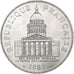 Francja, 100 Francs, Panthéon, 1983, Paris, Srebro, AU(55-58), Gadoury:898